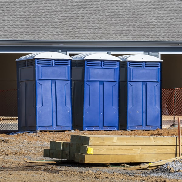 what is the maximum capacity for a single portable restroom in Port Haywood